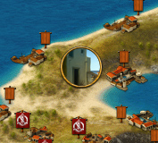 L'icône visible sur l'île quand une Quête d'île est disponible.